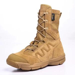 China Waterproof Hiking Men's Boots Tactical Lightweight Tactical Boots Breathable Desert Military Boots Tactical Shoes on sale