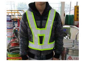 China Neon Fluorescent Yellow Durable Reflective Vest Traffic Safety Equipment on sale