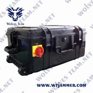 Software control Bomb IED Military Wireless signal Jammer Shockproof Waterproof