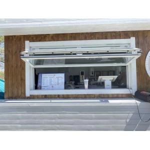 Luminescence Stained Glass Folding Window Creating Dynamic Color Projections