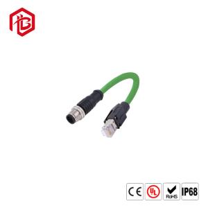 IP67/68 Waterproof Circular Connector M12 Cable Connector A/B/D Coding 3-17pin