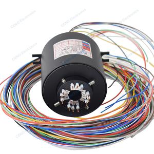 High Speed Slip Ring With 3000rpm and Through Hole Signal Rotary Joint
