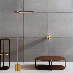 Nordic Minimalist Wood Grain Cylindrical Floor Lamp Post-Modern Light(WH-MFL-121