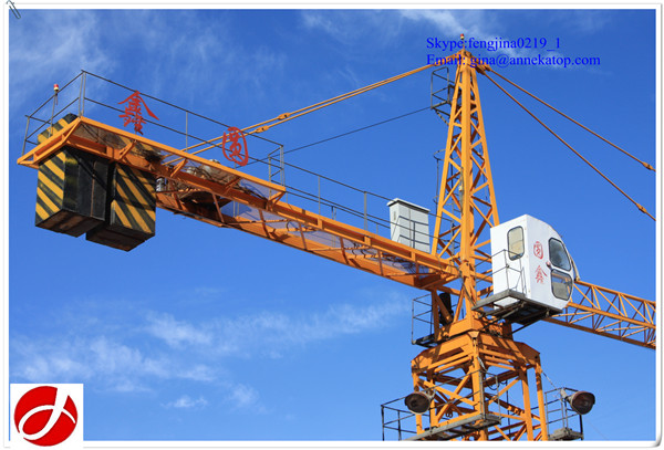 CE approved 16t QTZ125(7030) tower crane for building