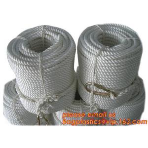 1/2 in. White Twist polyester rope, cheap and quality 3 inch polypropylene