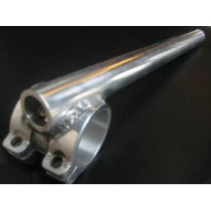 Silver Anodized Motorcycle clip-ons Handlebar for CNC Motorcycle Parts