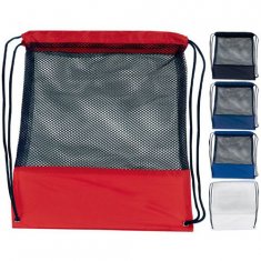 Cheap Customizable Mesh Drawstring Backpacks Eco-friendly Cloth Drawstring Bag for sale