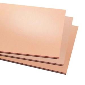 Solid C36000 C11000 Copper Sheet Plate Red Pure Polished 3mm 0.6 Mm 0.7 Mm