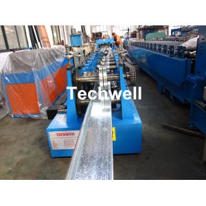 C Z U M Shaped Purlin Roll Forming Machine With Hydraulic Punching and Cutting