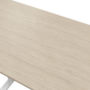 Custom Double Motor Wood Panel Lift Up Coffee Table for Height-Adjustable Office