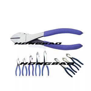 8" Fat Big Head Cable Diagonal Cutter Pliers Side Cutting High Carbon Steel CRV