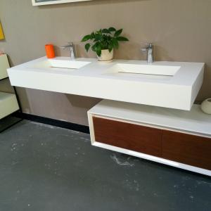 Decorative Wall Hung Basin Matt / Glossy Surface Blue Black Grey Optional