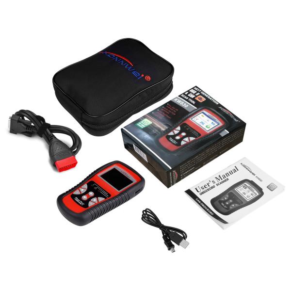 Multi Languages Car Engine Tester Kw830 Konnwei Scan Tool Menu Lifetime