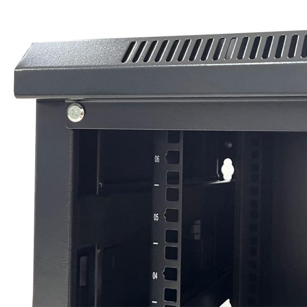 Quality Assistant Profile Unassembled Structure Server Rack Cabinet with Various Accessories and Four Mounting Holes wholesale