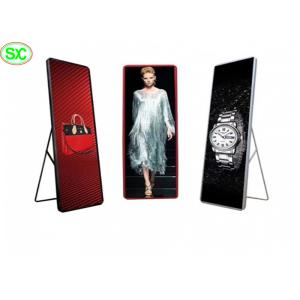 High Brightness LED Full Color Poster Display P2.5 Indoor Floor Stand Advertisin