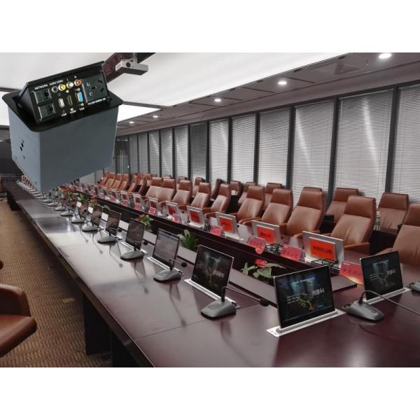 HDMI Universal Standard Pop Up Power Socket Aluminum Alloy 150*120*135mm