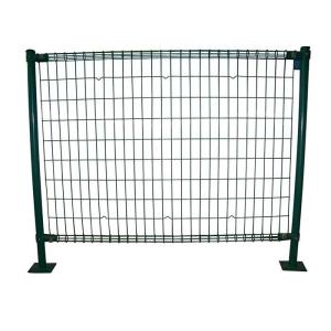 Powder Coated Steel Welded Wire Garden Fence Welded Double Circle