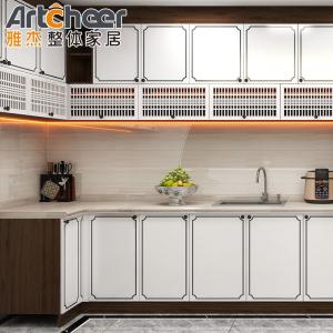 Modern White Lacquer Kitchen Cabinets Made in with Matte Finish and E1 Grade