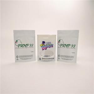 Cheap Sample free customized child proof CBD bags runtz jungle cookies medicine pouch with window for sale