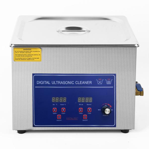 Quality 10 Liter Ultrasonic Cleaner with 20~80℃ Adjustable Temperature and 0-240W Power for High Cleaning Effect wholesale