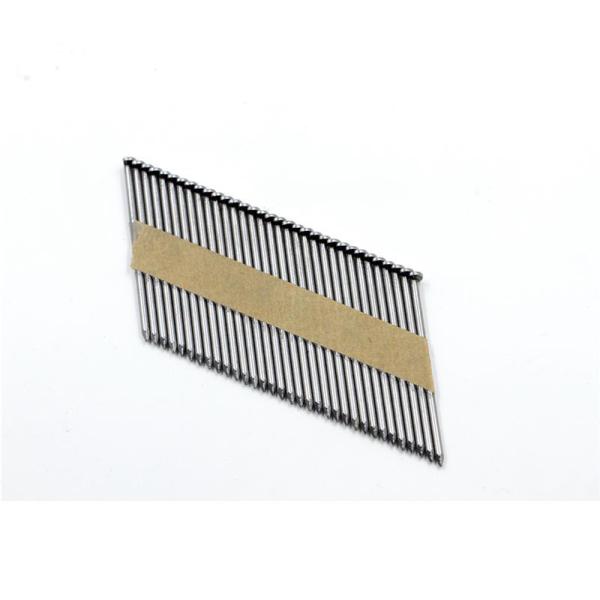28 / 34 Degree 2.8mm*76mm Smooth Shank Galvanized Paper Strip Nails For Building