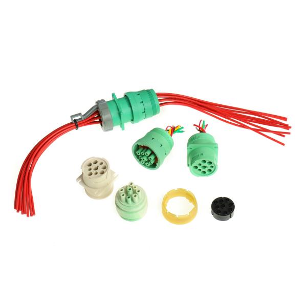 Deutsch HD Series 9 Pin J1939 Cable Connector with IP68 Rating for Heavy Duty