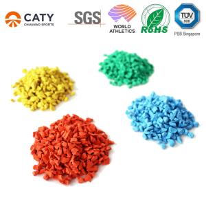 All-Weather Athletic Running Track By Recycled EPDM SBR Granules Materials With