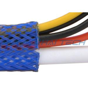 Abrasion Resistance Flame Retardant Cable Sleeve Custom Logo For Wire Management