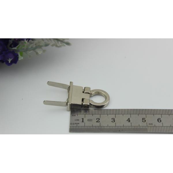 Lady handbag zinc alloy gunmetal color high quality metal twist locks