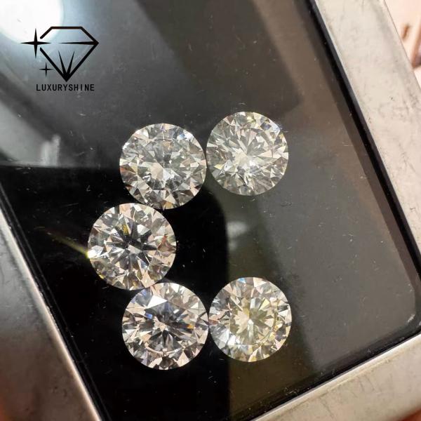 Quality LuxuryShine 100% Real Diamond VVS1 White Round Shape Excellent Cut Lab Grown Diamonds With IGI Certificate wholesale