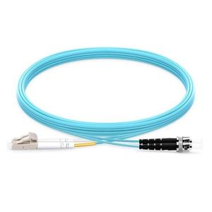 LC UPC - ST UPC Duplex 2.0mm PVC OFNR OM4 MM Fiber Patch Cable