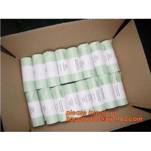 custom made biodegradable and compostable plastic garbage rolls bags, Compostabl