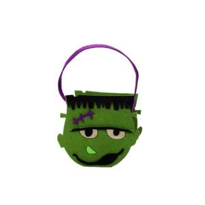 Unique Design Trick Or Treat Felt Bags With A Reinforced Handle And Bottom