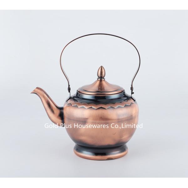 14cm or 16cm Low price multi-colored bronze coffee pot with filter stainless