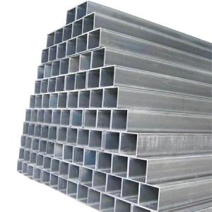 Invoicing by theoretical weight gi square pipe galvanized square and rectangular