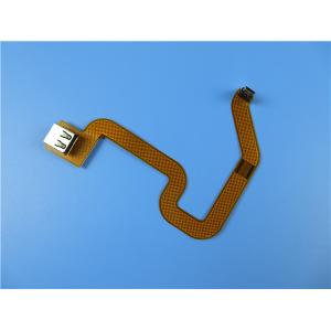Double Sided Flexible PCB Built On Polyimide With 90 OHM Impedance Control