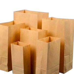 Cheap FSC Biodegradable 70gsm Paper Bread Bags for sale