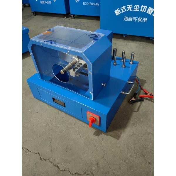 Quality Electric 12v 1/4'' To 2'' Hose Size Hydraulic Hose Skiving Machine With Motor Power 0.4 Kw Hose Peeling Machine Car Loading wholesale