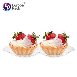 Clear partition plastic disposable breakable plates for sale