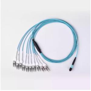 Fiber Optic Patch Cord Jumper Breakout Cable Factory supply MPO to LC 12F 24F