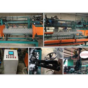 1.5-4mm Wire Diameter Chain Link Machine For Steel Wire Weaving Fence
