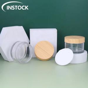 PET Plastic Lid Transparent Empty Cream Jar 100Ml 120Ml 150Ml 30oz 40oz 50oz For