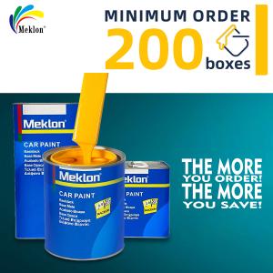 Manufacturer Direct Sales High Gloss Coverage With Super Vibrant Yellow Repair Car Paint