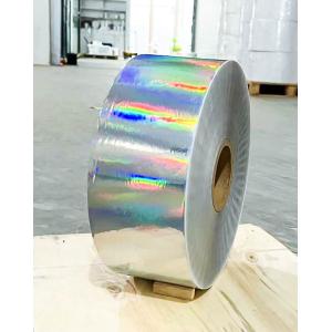 Anti Scratch Transparent Holographic Film , Laser Holographic Transparent Sheet