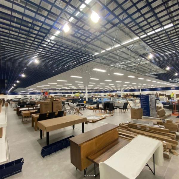 Quality 600x1200mm Aluminum T Grid Open Cell Ceiling With T15 Structure wholesale