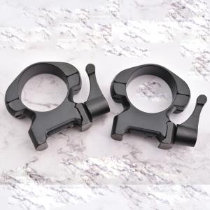 1 inch Medium Steel Quick Release Sight Rings Scope Mounts Black Coated Durable