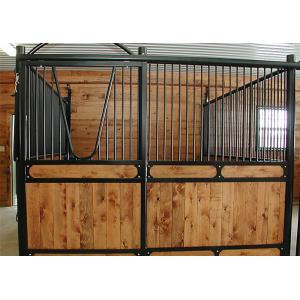 50mm Customized Horse Stable Equipment With Galvanized Steel Tube Stable