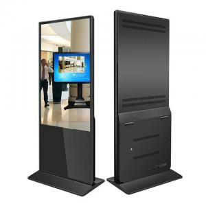 Cheap OEM Free Standing LCD Advertising Display Android System Portable 43 Inch for sale