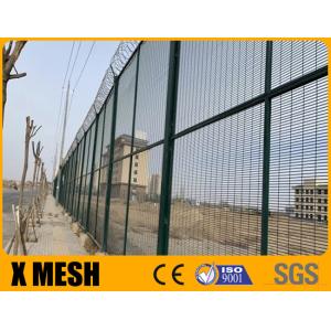 Anti Cut Fence With Concertina Razor Wire 3.5m High Heavy Gauge Small Hole For