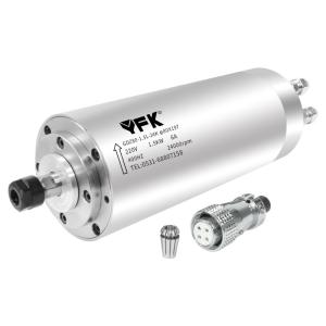 YFK GDZ 1.5KW ER11 ER16 Diameter 80 Water-Cooled Spindle Motor for Manufacturing